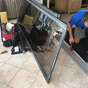 sliding glass door frame repair Rancho Mirage
